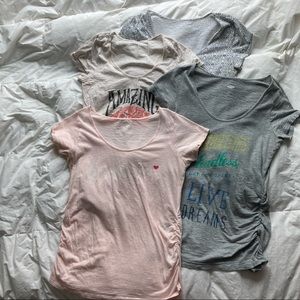 4 maternity tees